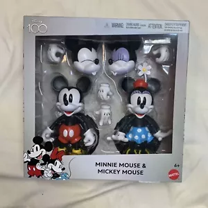 Mickey & Minnie Mouse Swappable Disney 100 Anniversary Collectible Action Figure - Picture 1 of 7