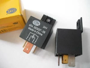 Hella Relay 4RA 003.437-091 Relay 4RA 003437-09 24V 4-Pin - Picture 1 of 1
