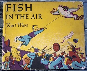 1948 Fish In The Air By Kurt Wiese Chinese Kite Vintage Not Politically Correct - Imagen 1 de 6