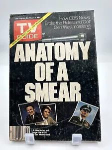 1982 TV Guide 5/29 - 6/4 May/Jun Anatomy of a Smear Used Vol 30 No 22 Issue 1522 - Picture 1 of 3