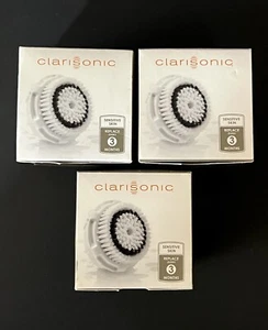 Clarisonic Cleansing System Replacement Brush Heads Sensitive Skin (3-Packs) - Picture 1 of 9