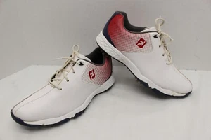 Footjoy 45014 womens size 5 white leather golf sneaker shoe - Picture 1 of 19