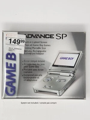 BOX PROTECTOR FOR NINTENDO GAMEBOY ADVANCE SP SYSTEM CLEAR PLASTIC CASE - Image 1 of 4