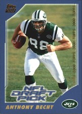 Anthony Becht-New York Jets- 2000 Topps Football Rookie Card #369