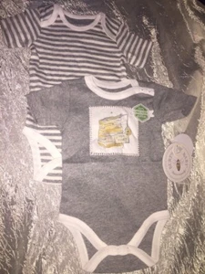 Burts Bees Baby 100% Organic Cotton 3-6 Month Fresh Honey Outfit one-piece Set - Picture 1 of 6