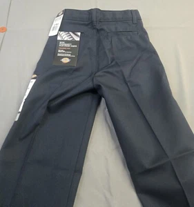 Dickies Boy's Classic Flat Front Pant, Sizes 4 to 7 in Navy - Picture 1 of 4
