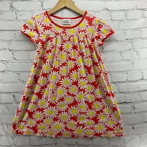Hanna Andersson Daisy Dress Sz 8 130CM Orange Yellow - Picture 1 of 4