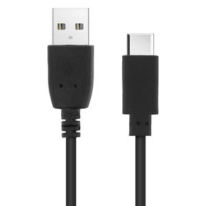 Cavo USB Per USB Tipo C Carica & Sincronizzazione Rapido Carica 2.0 1,2m Nero - Picture 1 of 5