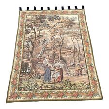 Vintage French Pictorial Romantic Tapestry Home Décor Wall Hanging 158x122 cm