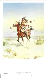 "POSTAL CHARLES RUSSELL ""NOBLEMAN OF THE LLANINS" - Imagen 1 de 2