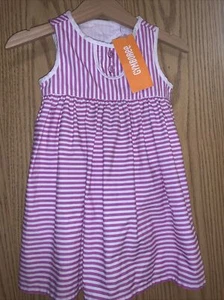 NWT Gymboree PINWHEEL PASTELS purple stripe dress size 6-12-18 m Bloomers $33 - Picture 1 of 12