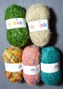 Lot of 5 - WELLBEING SCRUBBER / SCRUBBIE YARN - YENOIL - 80g - Picture 1 of 6