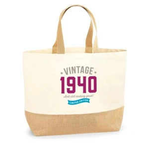 85th Birthday Vintage Gift Women’s Ladies Shopping Bag Present Tote Idea - Picture 1 of 6