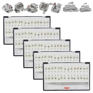 5 juegos de soportes Ormco DAMON ortodoncia dental autoligables Roth 022 345 ganchos - Imagen 1 de 16