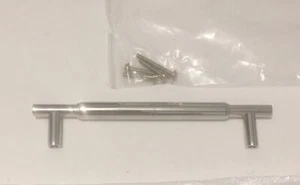 Signature Hardware 6" Cabinet Handle High Quality Brass Polished Nickel Finish - Picture 1 of 8