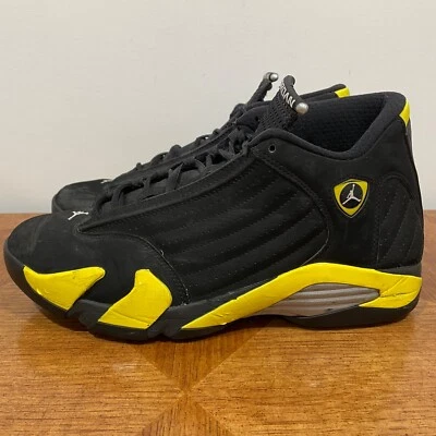 Nike Air Jordan 14 2014 retro Thunder amarillo para hombre talla 11,5 raras de colección Og XIV Foto 1 de 4