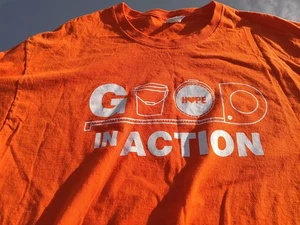 Home Depot Foundation #Teamdepot T Shirt Uomo Large Usato in Ottime Condizioni Fotl - Foto 1 di 7