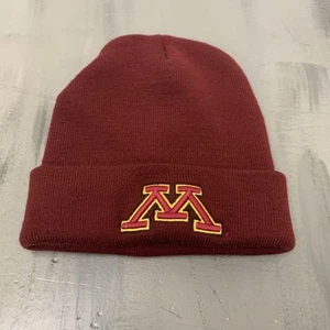Minnesota Golden Gophers Sombrero Gorro Granate Tejido Gorra Invierno Puños Para Hombres - Imagen 1 de 4