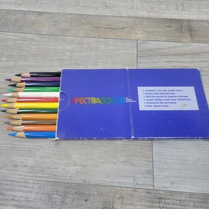 Juego de lápices de color vintage Faber Castell SPECTRACOLOR 12 piezas #1400-12 EE. UU. - Imagen 1 de 5