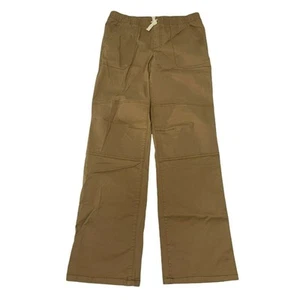 Cat & Jack Casual Pants Girls Tan Size XL 16 Elastic Waist Mid Rise Straight Jun - Picture 1 of 8