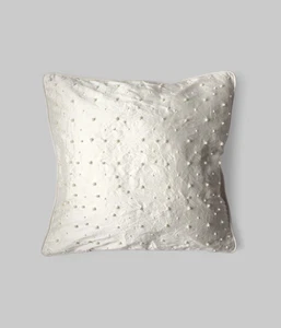 Embroidered 100% Silk Pillowcase 43x40cm - Picture 1 of 5