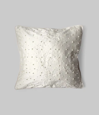 Embroidered 100% Silk Pillowcase 43x40cm - Image 1 of 4