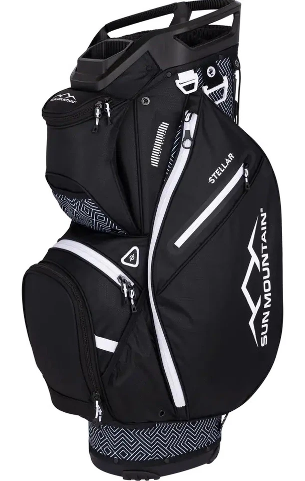 Nuevo Sun Mountain Golf Damas Carro Estelar Bolsa Laberinto/Negro/Blanco Foto 1 de 1