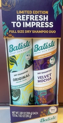 BATISTE: 3,81 oz cada champú seco ORIGINAL & VELVET MOCHA -Nuevo Foto 1 de 4