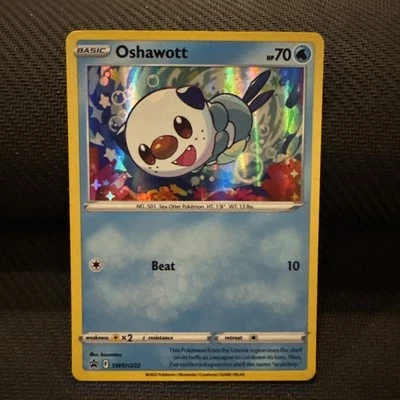 Oshawott - SWSH222 - Pokemon Sword & Shield Promo Ultra Rare Holo Card NM - Image 1 of 2