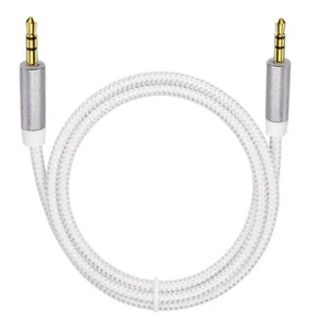 3.5mm Stereo Audio Cable | TRS Male to Male AUX Lead for Speaker Headphone 2m - Picture 1 of 3