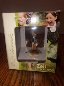 MJ Hummel Zeit Fur Hummel Miniature "Waiter" 2" IOB - Picture 1 of 4