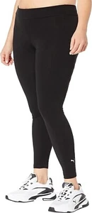 NWT Puma Women's Sz 1X Plus Size Cotton Knit High Rise Full Length Logo Leggings - Picture 1 of 8