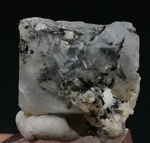 AQUAMARINE -80 CARATS NATURAL RUTILATED AQUAMARINE CRYSTAL PAKISTAN, (Af-83), - Imagen 1 de 19