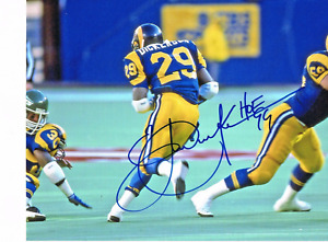 LOS ANGELES RAMS ERIC DICKERSON SIGNED 8 X 10 AUTOGRAPH W/COA