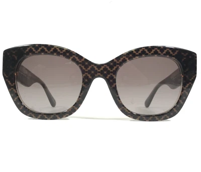 Gafas de sol Kate Spade JALENA/S 305HA marrón a cuadros con lentes moradas Foto 1 de 4