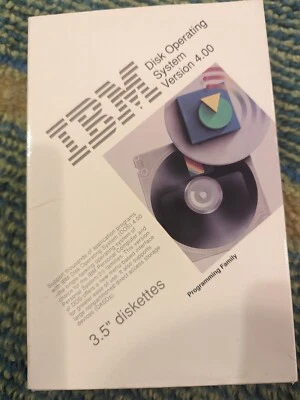 Sistema operativo de disco IBM versión 4,00 DOS Foto 1 de 4