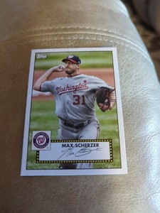 2021 Topps Series 1 1952 Topps Redux Max Scherzer #T52-13 Washington Nationals