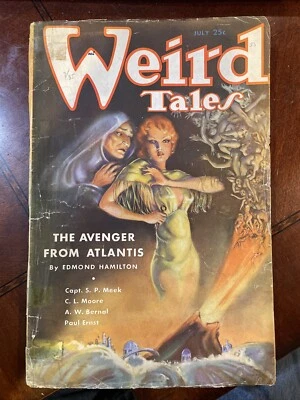Weird Tales July 1935 Vol. 26 #1 GD Margaret Brundage Cover - Image 1 of 2