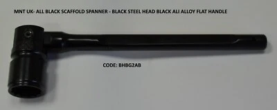 BHBG2AB- All Black Aluminium Handle Scaffold Spanners - Image 1 of 2