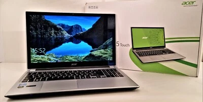Acer Aspire V5 Touchscreen Hintergrundbeleuchtete Tastatur 8GB RAMs 500GB HDD - Bild 1 von 4