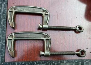 Pair of Taparia G Clamps 261 - 4" - Picture 1 of 9