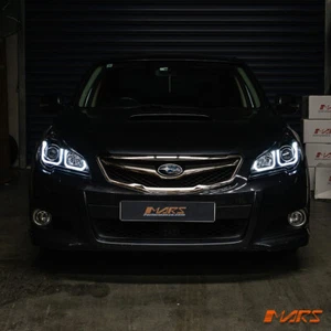 LED Indicator & DRL Projector HeadLights for Subaru Liberty Legacy OutBack 09-15 - Picture 1 of 11