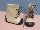 2008 American Girl Doll KIRSTEN MEET Outfit Brown SHOE BOOT w Laces