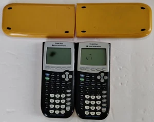 Two (2) Texas Instruments TI-84 Plus Graphing Calculators tested working AS IS - Picture 1 of 2
