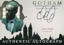Gotham Season 2, Chris Chalk ‘Lucius Fox’ Autograph Card CC