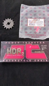 Yamaha BW200 Big Wheel 85-88 Sprocket Set with Chain Kit Jackshaft to Rear Wheel - Picture 1 of 3