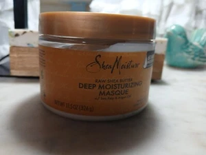 Maschera per capelli idratante profonda burro di karitè grezzo SheaMoisture, 11,5 oz - Foto 1 di 1