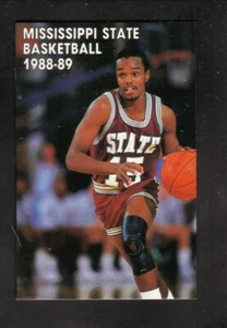 Mississippi State Bulldogs 1988-89 Basketball Pocket Schedule Deposit Guaranty - Picture 1 of 2