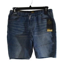 NWT Lee Youth Boys Slim Fit Stretch Knit Denim Shorts XL Medium Wash MSRP$38 - Picture 1 of 2