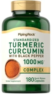 TURMERIC COMPLEX standardized con BIOPERINE 1000mg 180 quick release capsulas - Imagen 1 de 5